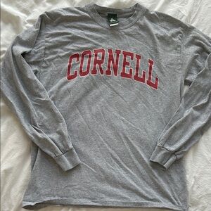 Gray Cornell Long Sleeve Shirt
